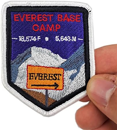 MemelBurg Everest Base Camp Iron-on Embroidered Patch Applique