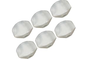Sharplace 6 Stück Universal Gitarren Mechaniken Knöpfe Stimmwirbel Stimmgerät, Mechanische Stimmwirbel Button für Akustische Gitarre E-Gitarre, Einbaulochabmessungen: ca. 4 x 3 mm, Weiß