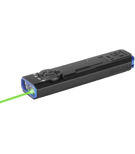 Lampe Torche Rechargeable IMALENT BL50 - 3600 Lumens, Double LED Blanc + UV 365nm, Verte, Mini Format