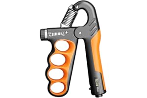 Kexpery 5-100 kg Grip Strength Trainer Finger Exerciser Stress Relief Fitness Palestra Formazione Hand Gripper Resistenza Regolabile Hand Grip Rinforzo per Uomini Donne per Musicisti Atleti mano