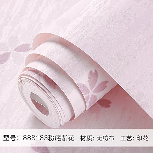 WEGOJK WEGOJK simple European non-woven wallpaper embossing pattern wallpaper 0.53*9.99m for tv background/Bedroom/sofa background/Hotel