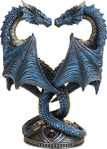 Unbekannt Sculpture Dragon Cur par Anne Stokes - 23 cm