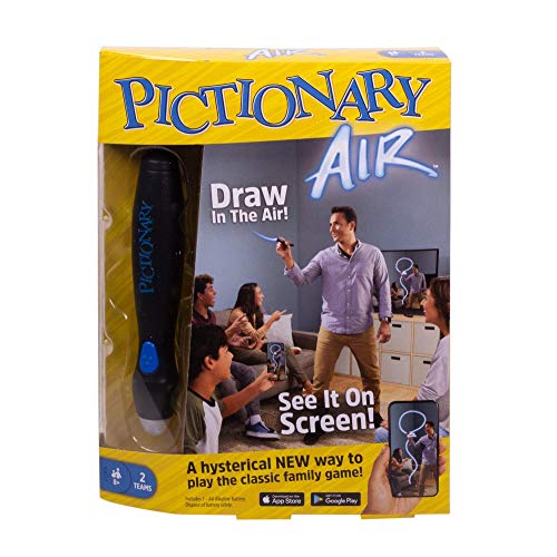 Mattel Games GJG17 Pictionary Air Family Drawing Game, Links to Smart Devices, for 8 Year Olds and up, Multicolour
