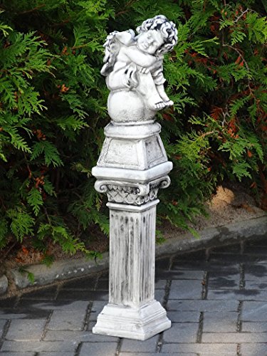 Steinfigur Nr.369 Gartensäule Podest Sockel Säule PALMIRA ca. 44 cm ca. 13 kg - 7