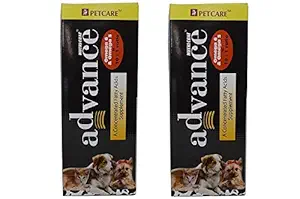 Pawsitively Pet Care Advance A Concentrated Fatty Acids Supplement For Dogs And Cats - 200 Ml (Pack Of 2)