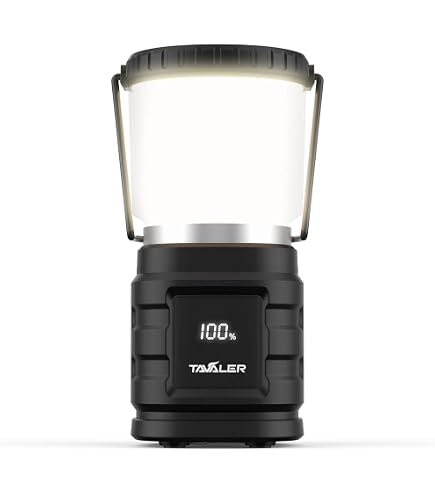 LED Campinglampe Mit Akku – 300 Lumen, Wasserdicht, Stufenlos Dimmbar Für Zelt & Notfall