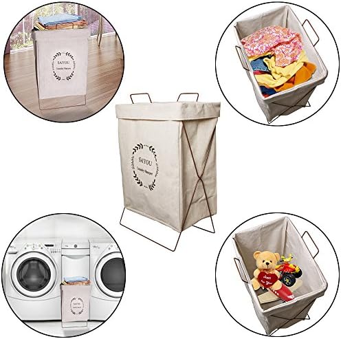 Sayou® Large Foldable Laundry Storage Basket / Laundry Hampers / Dirty Clothes Storage with Handle Perfect in Your Bedroom, Nursery, Dorm, Closet, Laundry Room