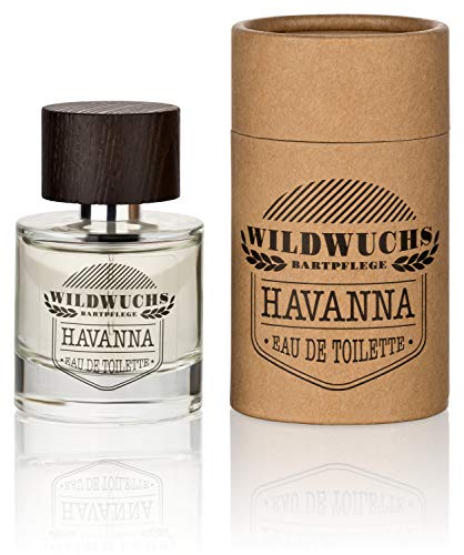 Eau de Toilette Herren Männer Parfüm HAVANNA von Wildwuchs Bartpflege, Spray 1er Pack (1 x 50 ml)