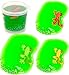 Produktbild Nick and Ben Grüner Spiel-Schleim 3 Stück Set Frosch Kaulquappen-Laich Party Spaß Slime-Dose Knet-Masse Anti-Stress Kinder-Spielzeug