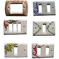 Placchette Bticino Living - Magic Ceramica Handmade Le Ceramiche del Castello Made in Italy