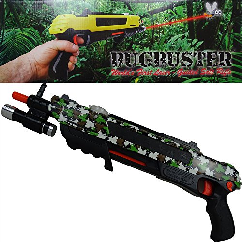 Preisvergleich Produktbild Bugbuster SALZPISTOLE Tarn Neu FLIEGENKLATSCHE als Waffe SALZGEWEHR Mückenschutz