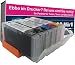 Produktbild 5 XL Sparset Tinten Patronen für Canon MX 725 925 , Canon Pixma MG 5450 5450s 5550 5650 6350 6450 6650 7150 7550 , Canon Pixma ip 7200 7250 8750 , Canon Pixma ix 6850 , sie bekommen komp. Patronen 1 x Canon PGI-550BK XL , 1 x Canon CLI-551BK XL , 1 x Canon CLI-551C XL , 1 x Canon CLI-551M XL , 1 x Canon CLI-551Y XL
