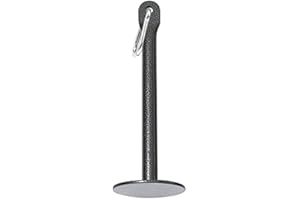 POHOVE Loading Pin with Heavy Duty Carabiner, fit 1 inch and 2 inch Olympic Weight Plate,Workout Fitness Equipment Home Gym