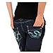 Exclusive Pink Pixie Boyfriend Slouch Over Bump Maternity Jeans 32" Leg Size 8 Blue