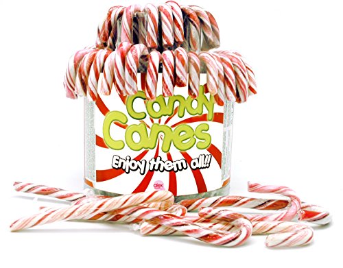 Candy Canes - Zuckerstangen rot-weiß - 72St/1kg