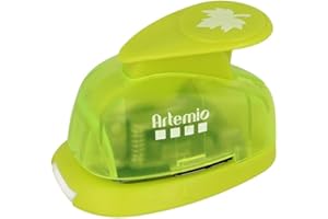 Artemio VIHCP139 Petite perforatrice à Levier 1,6 cm Feuille #1, Plastique, Multicolore, 8,5 x 5 x 12 cm