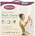 Clevamama Splash and Wrap Baby Bath Towel (White)