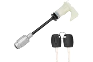 Fit4drive 1343577 Bonnet Lock for Focus MK2, Long Type Bonnet Release Lock Latch Repair Kit with 2 Keys 2004-2012