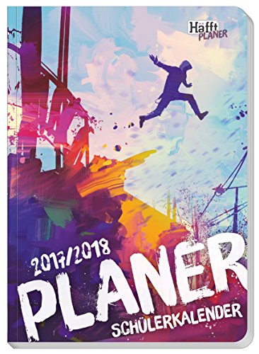 Preisvergleich Produktbild Häfft PLANER Pocket A5 2017 / 2018 [Parkour] Fadenheftung, Hausaufgabenheft / Schülerkalender / Schüler-Tagebuch / Schülerplaner