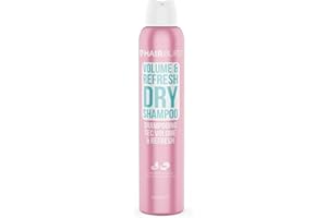 HAIR BURST Volume & Refresh Dry Shampoo — No White Residue, Revitalising Hair with Added Texture & Root Lift, Absorbs Excess Oils, Enriched with Hydrolysing Wheat Protein & Panthenol
