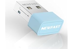NEWFAST WiFi USB Adaptador Nano USB 150Mbps WiFi 2.4 GHz Adaptador USB de Red USB2.0 WiFi Receptor para Desktop Laptop Mini Dongle WiFi Soporte Windows XP/7/8/8.1/10, Windows 11(64 bits),Free-Driver