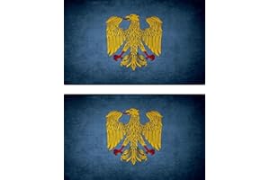 Akachafactory 2X Sticker Adesivi Adesivo Bandiera Vintage Auto Moto Friuli Venezia Giulia