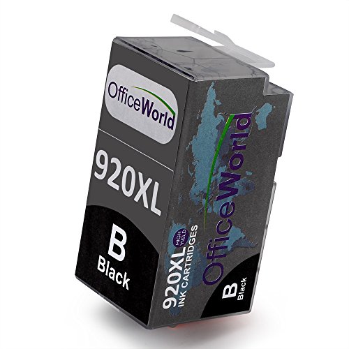 OfficeWorld Kompatible Patronen Ersatz für 920XL Druckerpatronen Hohe Kapazität Kompatibel mit Officejet 6500 6000 7000 7500 Drucker (1 Schwarz, 1 Cyan, 1 Magenta, 1 Gelb) - 3