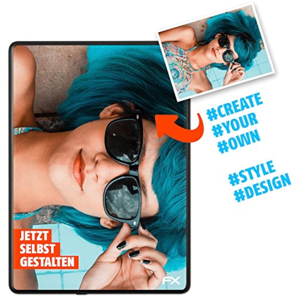 atFolix Personalisierbare Designfolie kompatibel mit Amazon Kindle 8 Model 2016 - gestalte deinen Skin Aufkleber im Custom-Konfigurator einfach selbst