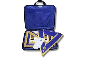 Regalia Store – premium frimurare mjukt provinsiellt regalia fodral [lätt] – vattentätt Cordura-material, Svart, 17 X 20 Inch