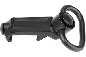 TACTICAL AREA Tactical Button Quick Release Adapter-Aufsatz für abnehmbare QD-Drehring- / Sling-Montageplatte für 20-mm-Picatinny-Objektträger-Suchaufgabe