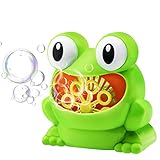 Pompas de Jabón Automáticamente - Maquina de Burbujas Rana para bebé Niños como Regalo de...