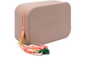waschies Beauty Bag "Brown" – ideale per i viaggi, offre spazio per il lavaggio, il trucco, ecc.