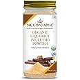 Neuwganic - Organic Liquorice Powder - Mulethi Powder - India Organic and USDA Organic Certified - Ideal For Making Kadha/Herbal Teas - 200 Gm - Pack Of 1