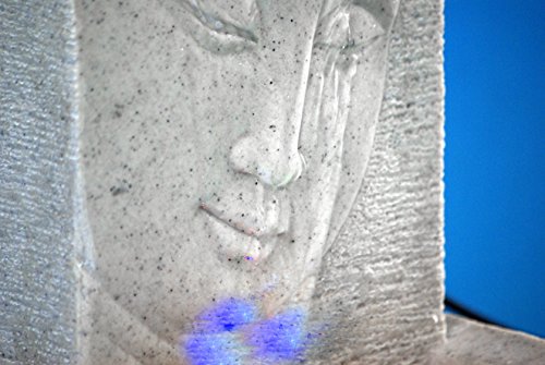 Zimmerbrunnen Buddha LED Beleuchtung marmor Steinfinish Optik 540085 - 3