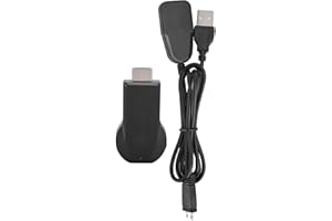 VIKYE Bezprzewodowy Klucz Sprzętowy do Wyświetlacza, 2,4 GHz WiFi HDMI TV Odbiornik Bezprzewodowego Wyświetlacza Adapter Klucz Sprzętowy z Interfejsem HDMI do Airplay Miracast DLNA