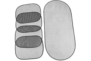 KEENSO Osłona przeciwsłoneczna samochodu, 5 szt. uniwersalna osłona przeciwsłoneczna na przednią szybę samochodu osłona przeciwsłoneczna osłona przeciwsłoneczna UV osłona przeciwsłoneczna z 10 przyssawkami dla niemowląt dzieci i zwierząt domowych osłona przeciwsłoneczna i ochrona przed ciepłem