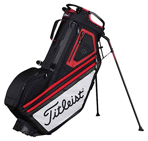 Titleist-Players-14-Stand-Bag-BlackWhiteRed