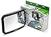 Baby Car Mirror - For Rear Facing Car Seats - Large, Secure Fit Baby Mirror - Easily View Infant In Backseat - Best Newborn Baby Accessory For Travel - Safety Tested + FREE Baby-On-Board Sign