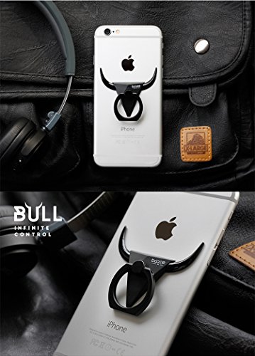 Finger Grip Anello, LEMONDA universale Smartphone Anello Grip stand Supporti da auto per Iphone, Ipad, Samsung, HTC, Nokia, Tablet, Design testa di toro, Stile punk, Super cool, Anello della presa / Supporto del Basamento / Kickstand per il iPhone 7/7 Plus/6S/6S Plus, Galaxy S8/S8 Plus/S7/S7 Edge/S6, Galaxy Note 5/4, Huawei P10/P10 Plus/P9/P8, Googld Pixel, HTC, Nexus 5X / 6P, LG G5 ed altri Smartphone, Verde