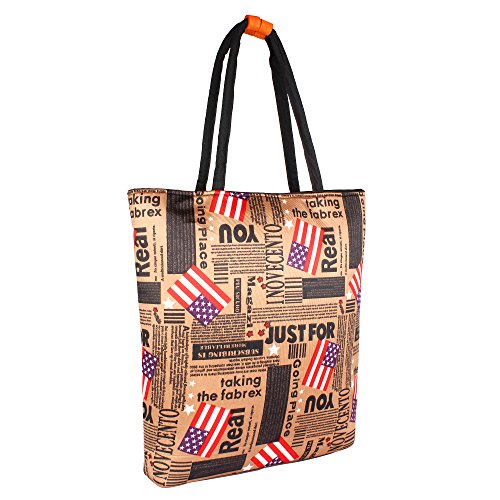 Printelligent Digitally Printed Travel tote bags fashion bag Shopping Tote Bag (MultiColour) RS.199 (75.00% Off) - Amazon