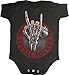 Spiral - Baby-Boys - LITTLE ROCKER - Baby Sleepsuit Black - Medium
