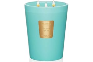 ‎M&SENSE M&SENSE Sommer Meeresbrise Duftkerze im Glas groß, 990g Kerze XL 3-Docht Natürliche Sojawachskerze mit 150h langsame Verbrennung，Aromatherapie Kerze für Entspannung，Geschenkkerze für Muttertag