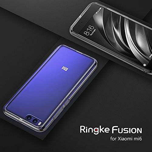 Funda para Xiaomi Mi 6 Ringke FUSION Protector de TPU con parte posterior transparente de PC protectora biselada para Xiaomi Mi6 - Negro humo Smoke Black reviews Funda para Xiaomi Mi 6 Ringke FUSION Protector de TPU con parte posterior transparente de PC protectora biselada para Xiaomi Mi6 - Negro humo Smoke Black