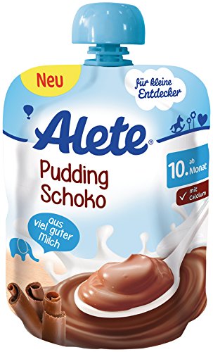 Preisvergleich Produktbild Alete Pudding Schokolade, 10er Pack (10 x 85 g)