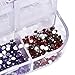 Contever® 12 Color Nail Art Decoration Glitters Rhinestones with 6000 Pieces in 2 boxes CRYSTAL
