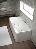 Digital Plus con Fit Form - Control digital retroiluminada - 8 Jet cromados - 10 inyectores aire fondo bañera - masaje pulsato agua - Ozono - Desinfección con ozono - cromoterapia - Sensor de nivel - Columna de desagüe S/preparación cromo - sifón de escape no incluido