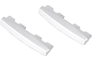 X AUTOHAUX 2pcs Front Row AC Air Conditioning Air Vent Outlet Tab Clip Repair Chrome Plated AC Vent Trim for BMW X5 F15 2014-2018 for BMW X6 F16 2015-2018 Silver Tone