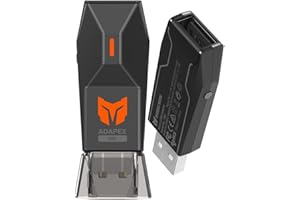 BIGBIG WON Wired Bluetooth Controller Adapter for Xbox Series X/s|Xbox One X/S|Xbox Elite 2|PS4|PS5|Switch Pro Controller,Compatible with PS5|PS4|Switch|Windows 10 PC (R90)