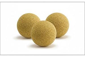 MAPP 3 BALLES DE Baby Foot en Liege Jaunes Pro Competition