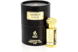 BUSINESS SQUARE BS AYAT PERFUMES-Extracto de perfume de 12 ml Bonita botella en caja elegante Attar Unisex sin alcohol de larga duración Aroma Arabian fabricado en Dubai(Arabian Gold)